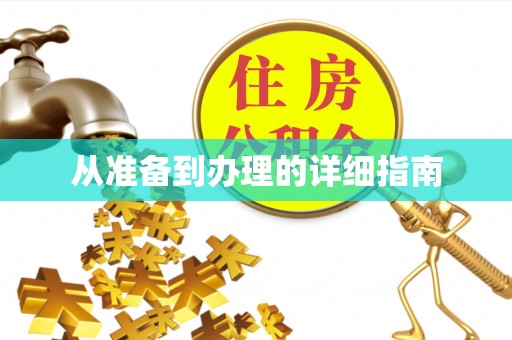 柳城从准备到办理的详细指南